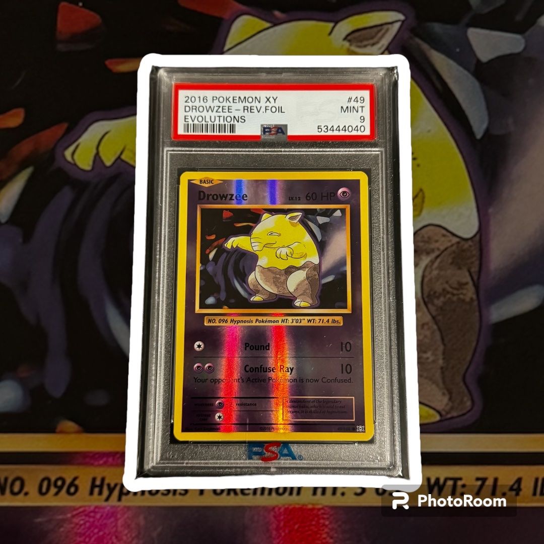 Pokémon Carte collezionabili: Pokemon PSA 9 reverse Holo Drowzee #49 – Nuovo e nell'imballaggio originale da Matten b. Interl venduto da Schlagpreis