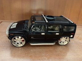 Modellauto Hummer H2 in schwarz