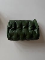 Necessaire / Kulturbeutel / Kosmetiktasche in Dunkelgrün