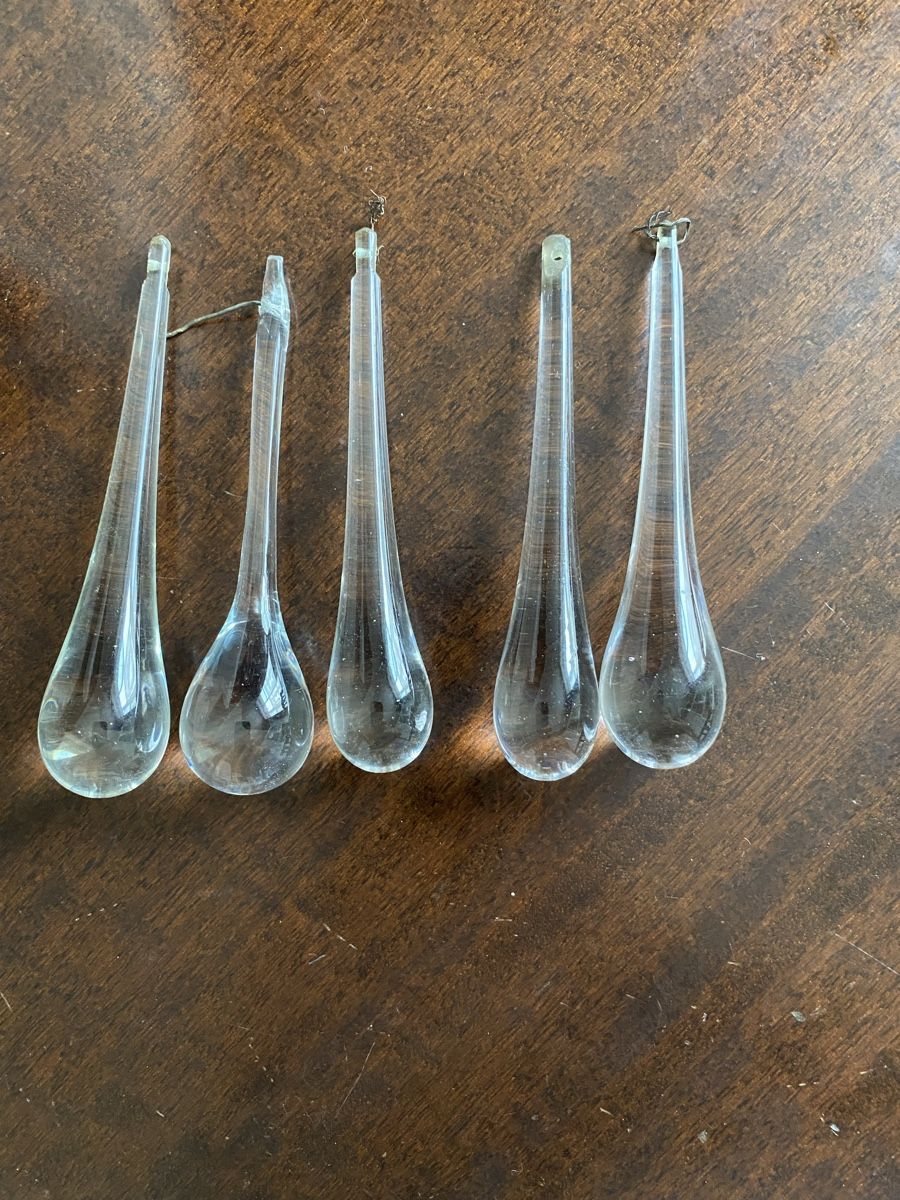 Murano Lampade: 5 pampilles Murano  – Usato da Genève venduto da Mar7319