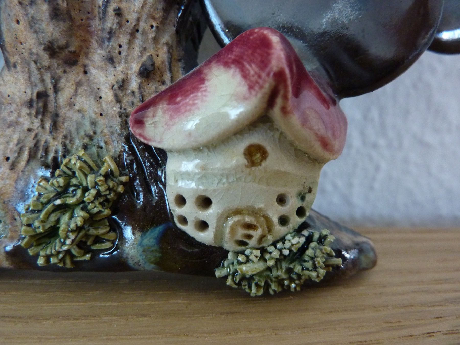 Tutte le decorazioni: 2 Keramikbilder Figurengruppen Baum Eule / Igel – Usato da Allschwil venduto da millefiori3 3