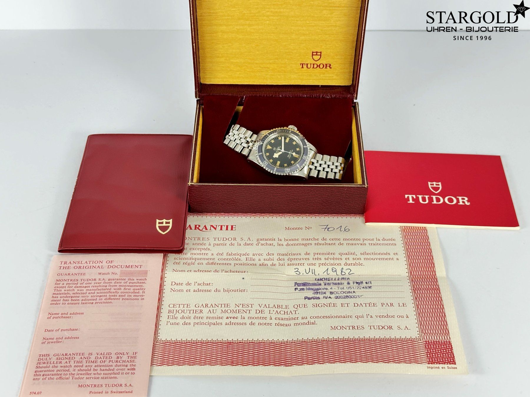 Tudor Orologi: Tudor Submariner - 7016 – Usato da Zürich venduto da Stargold-Uhren 9