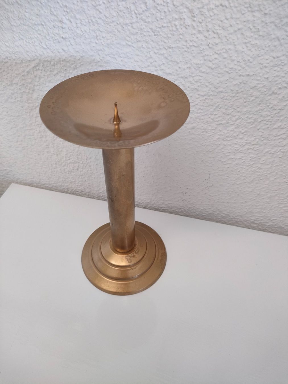 Portacandele: Vintage Kerzenhalter goldfarbig – Usato da Dietikon venduto da Branquinha1981 3