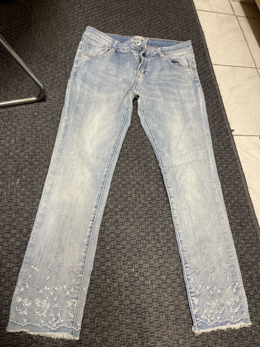 Jeans: Helle strechjeans 7/8 gr L/40 – Usato da Bad Zurzach venduto da Cuore34