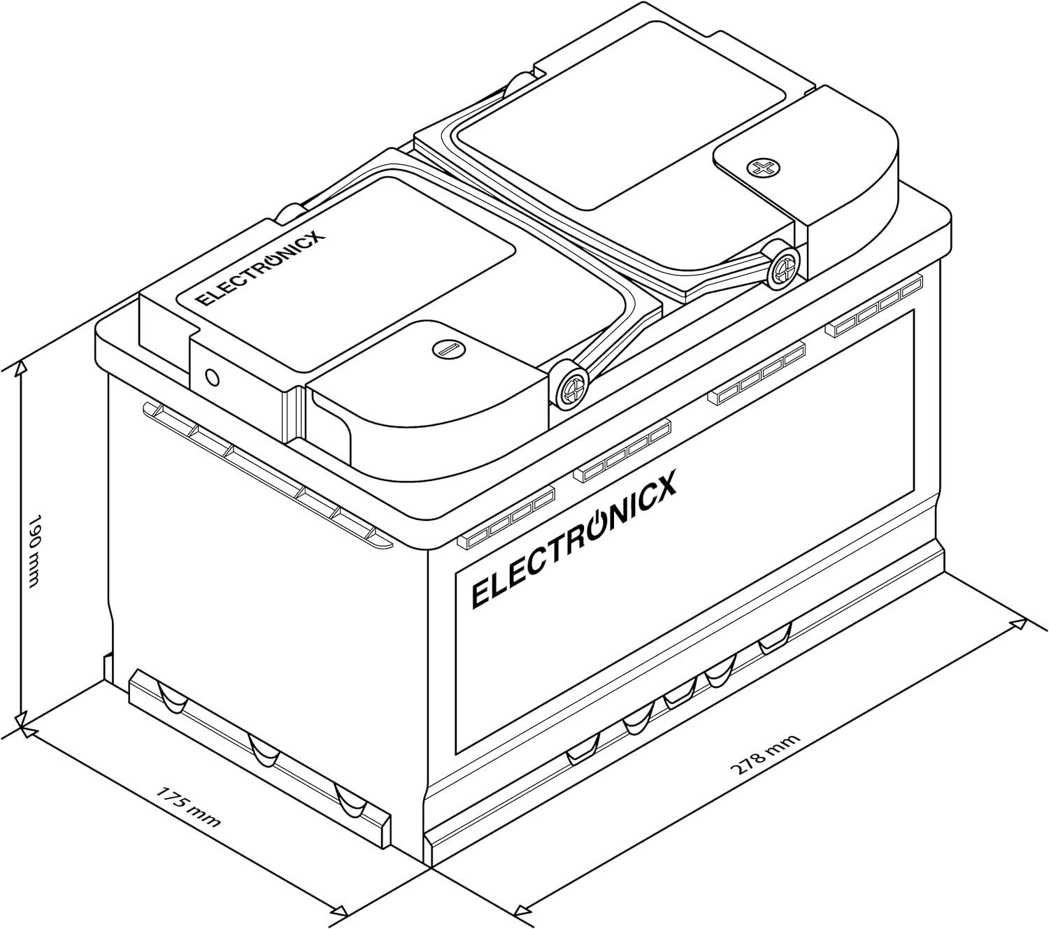 Batterie: Electronicx Caravan EXTREME Batterie – Nuovo e nell'imballaggio originale da Bottighofen venduto da zaap 4