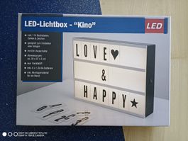 LED-Lichtbox Kino inkl. 114 Buchstaben neu