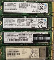 4×Samsung SSD 256GB NVMe M.2 gebraucht
