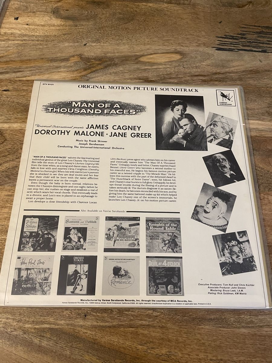Dischi in vinile: Man of a Thousand Faces - Frank Skinner – Usato da Hombrechtikon venduto da baersandro 1