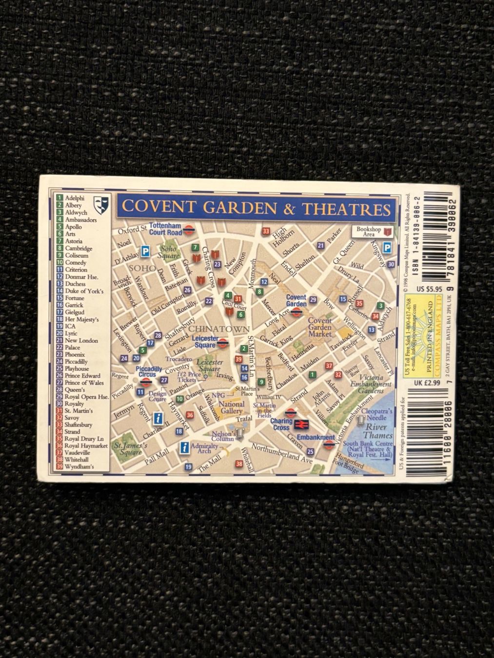 Cartine & Atlanti: Mini guide / plan de ville pliable de Londres / London – Nuovo (secondo la descrizione) da Clarens venduto da Scottoara 4