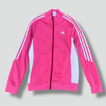 Adidas retro Y2K pink track jacket 00s vintage trainingsjack