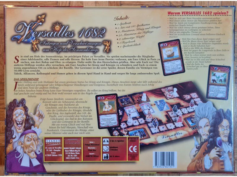 Spiele: Brettspiel "Versailles 1682" – Neu und originalverpackt aus Zürich von Desmond01 1