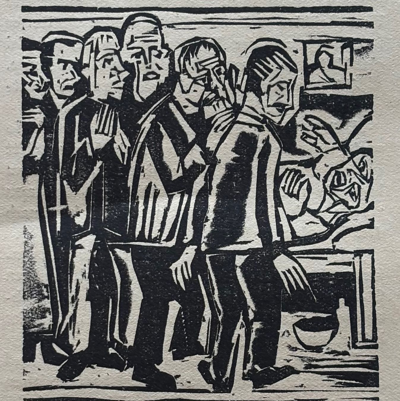 Gravures sur bois: Ernst Ludwig Kirchner, Holzschnitt,1923, Expressionismus,TOP – D'occasion à Frauenfeld par Merk52
