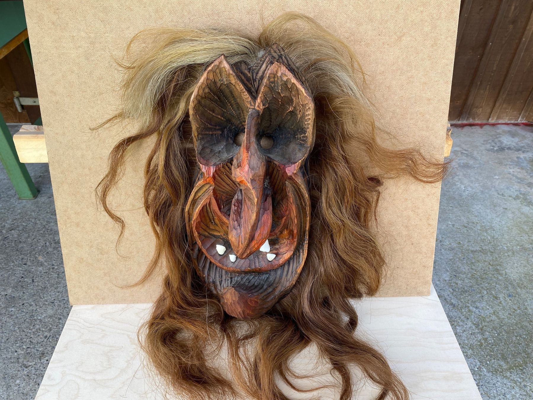 Altro in Antiquarato & Arte: schöne alte Walliser Holzmaske – Usato da Feldbach venduto da Fea1 2