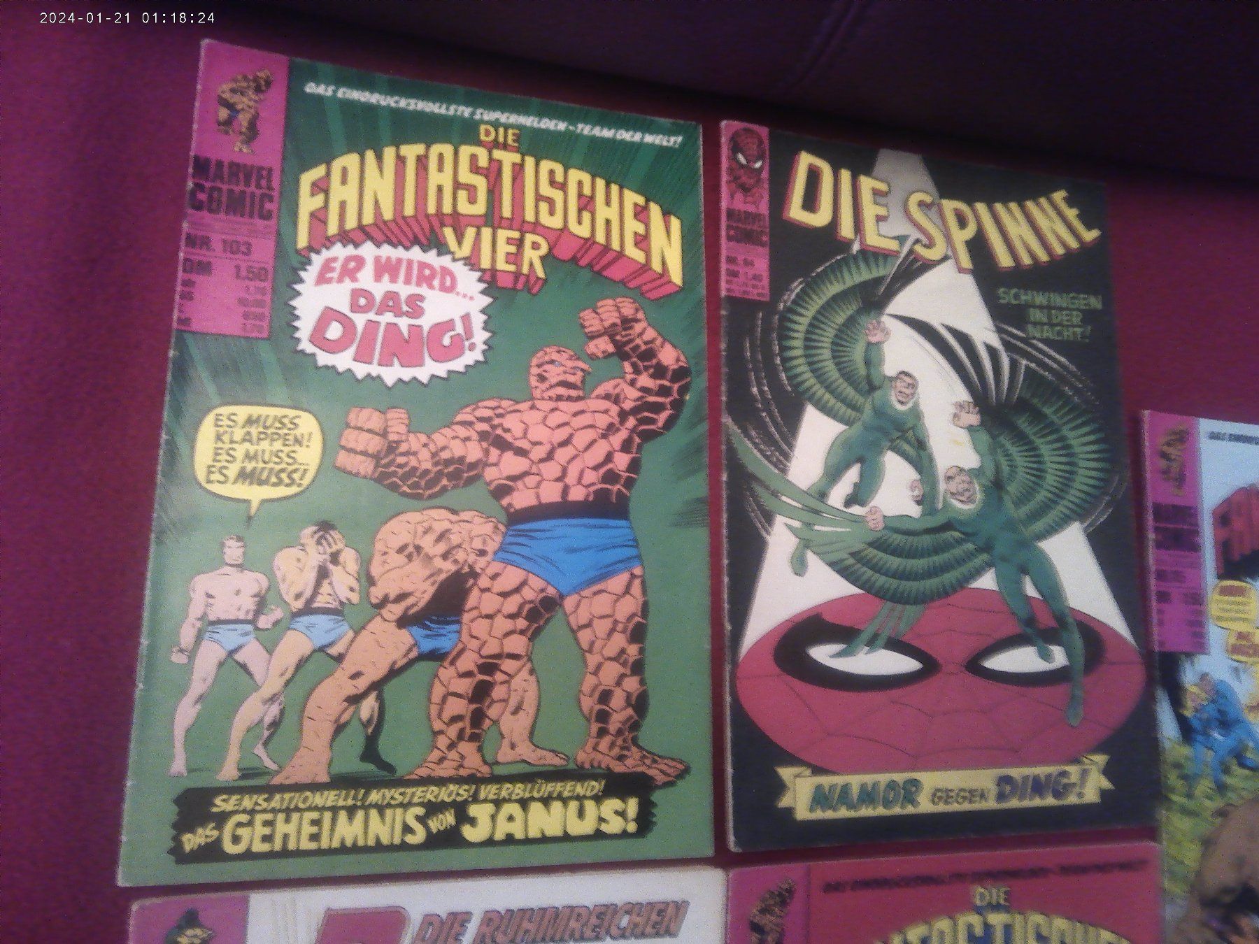 Fumetti: COMIC  WILLIAMS: Die Spinne, Rächer, Fantastic Vier! – Usato da Volketswil venduto da nemo2000 1