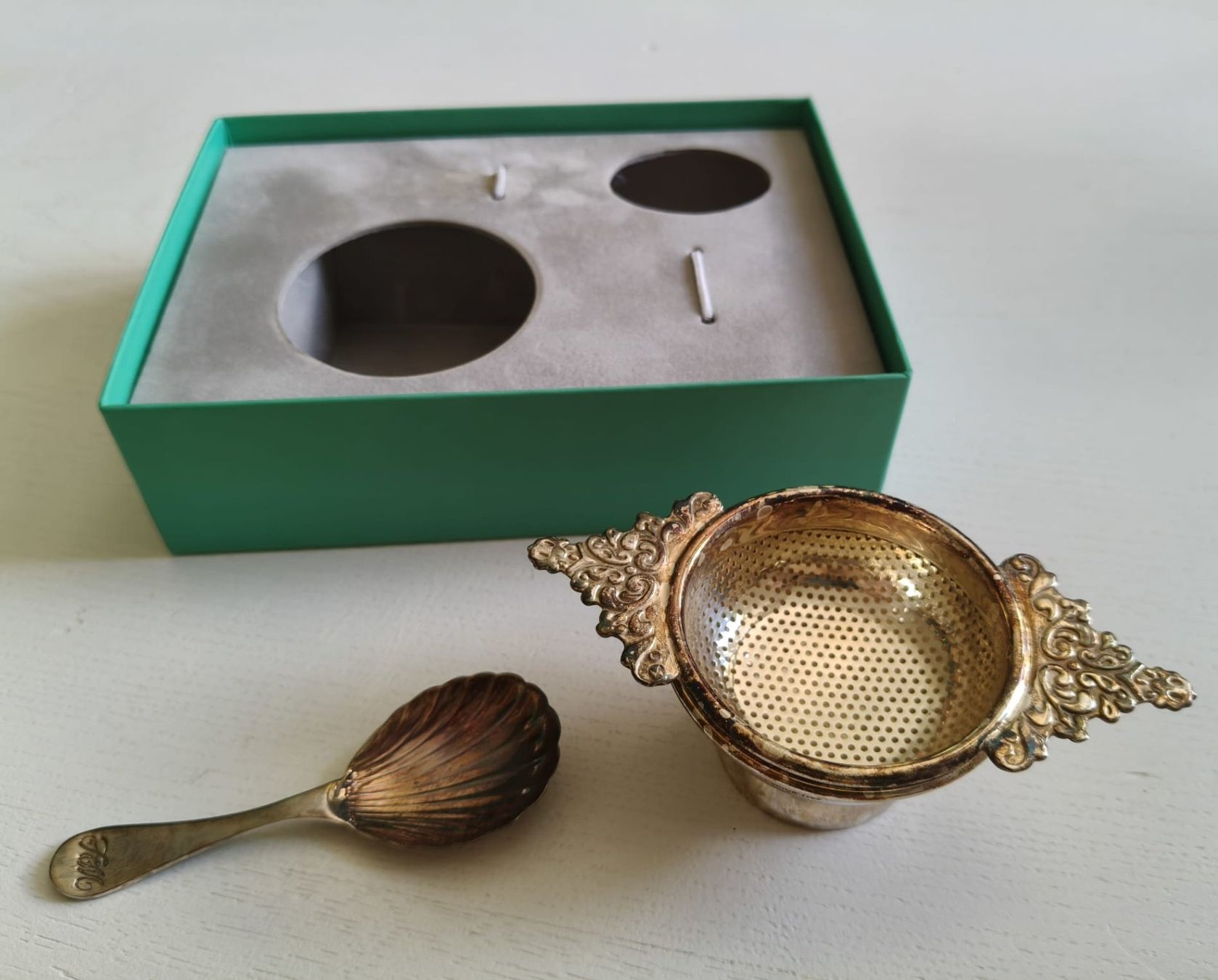 Küchengeräte: Teesieb Fortnum & Mason Silber – Gebraucht aus Winterthur von Arkadii 2