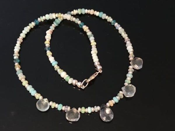 Catenine: Rares afrikanisches Opalstein Collier – Nuovo (secondo la descrizione) da Basel venduto da Chili007 7