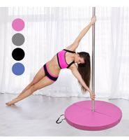 Tanzstangenmatte Poledancematte Sturzmatte Ø 120cm pink 10cm