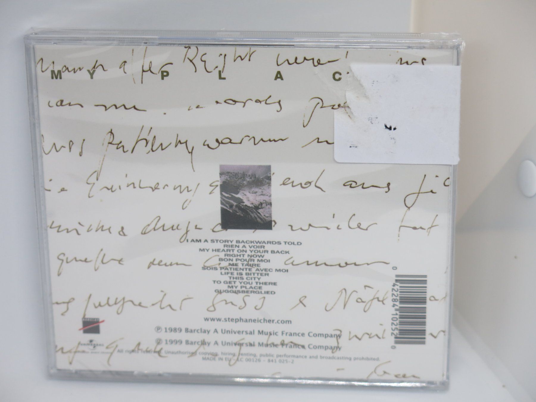 CDs: NEW CD: Stephan Eicher - My Place / Originalverpackt – Neu und originalverpackt aus Ernetschwil von luisvonerni 1