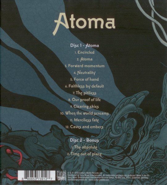 CDs: Dark Tranquillity - Atoma - Limited Edition, Mediabook - c – Gebraucht aus Brittnau von Zibu 1