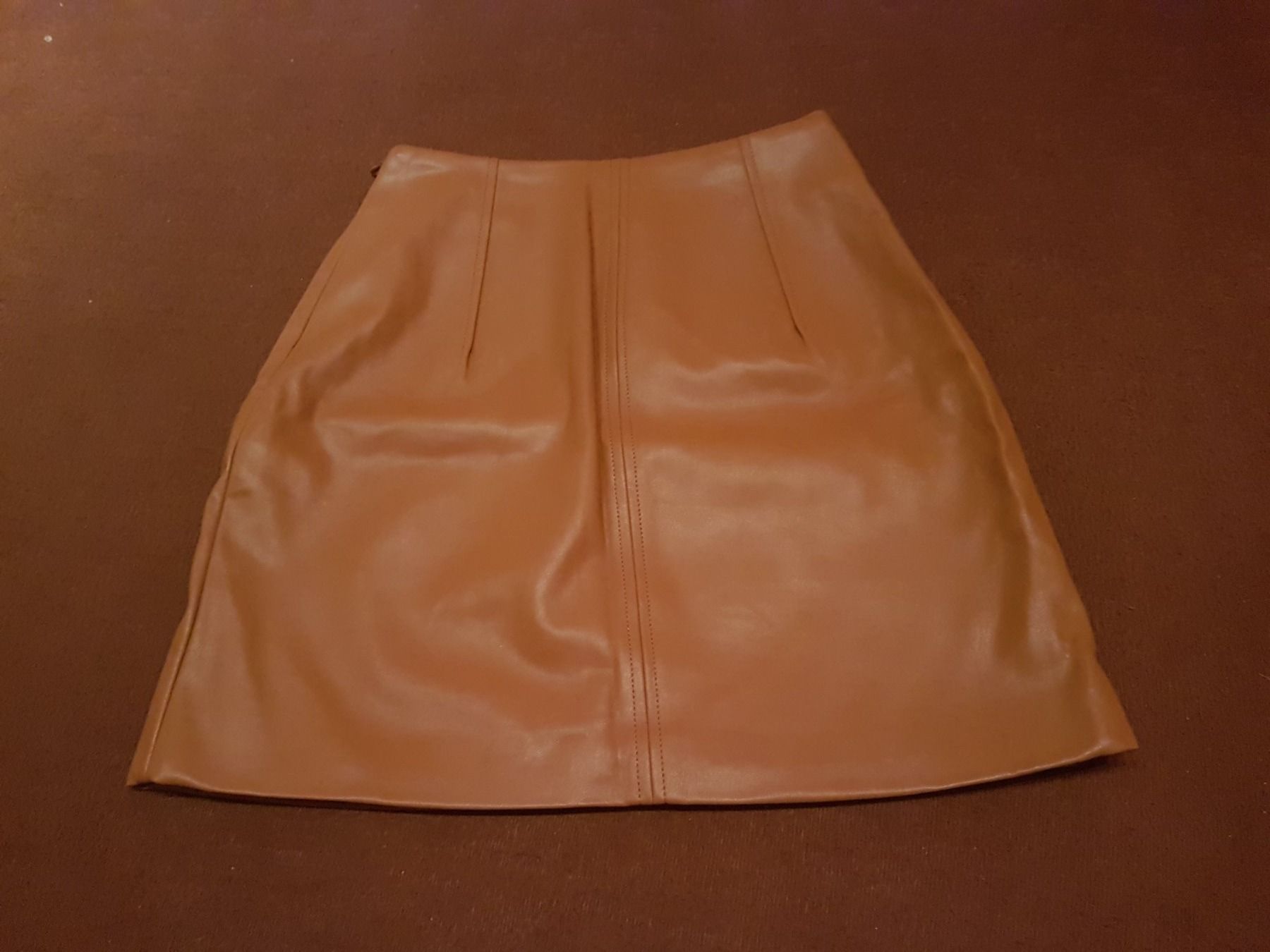 H&M Röcke: Jupe imitation cuir camel taille 36 marque H&M – Gebraucht aus Villiers von san_jn5w 6