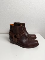 Hardwork Authentic Leather Boots Brown Size 39 Made in Italy