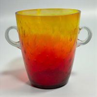 Seau à glace en verre de Murano – Soufflé, bulles contrôlées