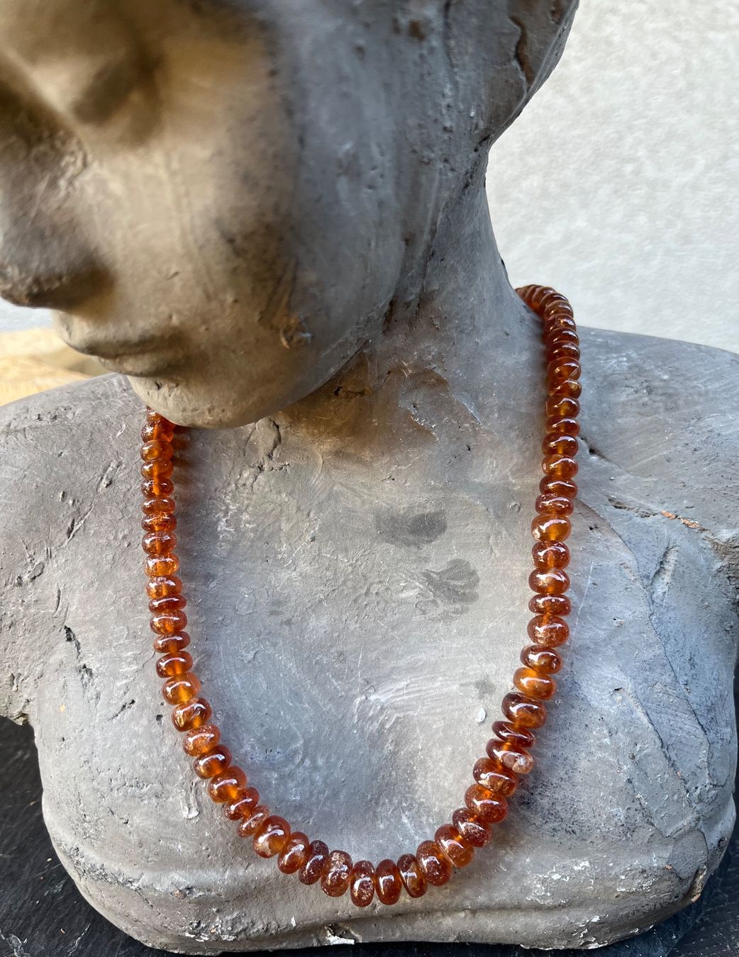 Catenine: Hessonit Granat Kette, Aktion, alter Preis 69.-- – Nuovo (secondo la descrizione) da Diegten venduto da hamofi57 3