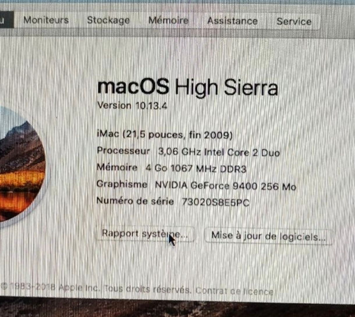 Apple PC: iMac 21,5 pouces 2009 avec Clavier & Souri – Usato da Sonceboz-Sombeval venduto da mil_8vr2 1