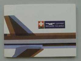 1981, SWISSAIR Flugpost Leporello mit diversen BRIEFEN !