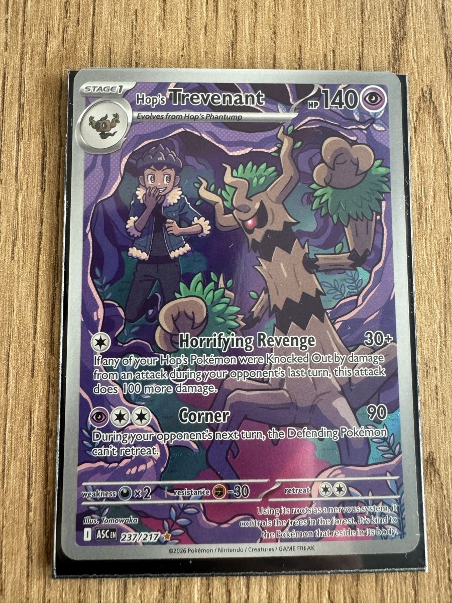 Pokémon Carte collezionabili: Hop's Trevenant Full Art 237/217  – Usato da Bellinzona venduto da Yanpa