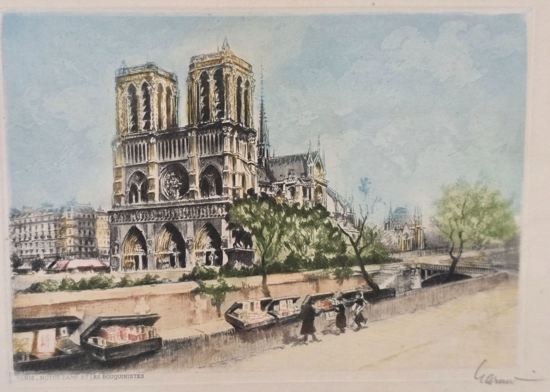 Dipinti: Aquarell Paris Notre Dame – Usato da Rohrbach venduto da lod_m58r 1