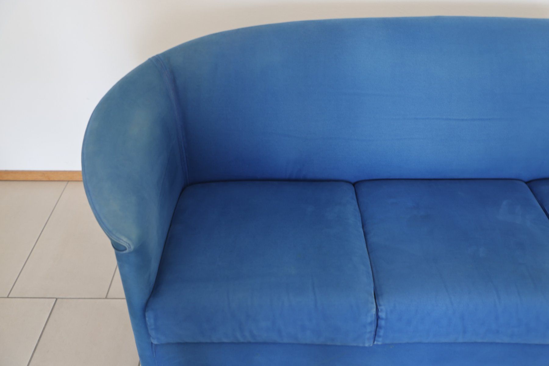 Wittmann Divani: Blaues Designer Sofa Aura von Wittmann – Usato da Zürich venduto da hbm 3