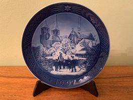 1997: Weihnachtsteller Royal Copenhagen, Dänemärk, original