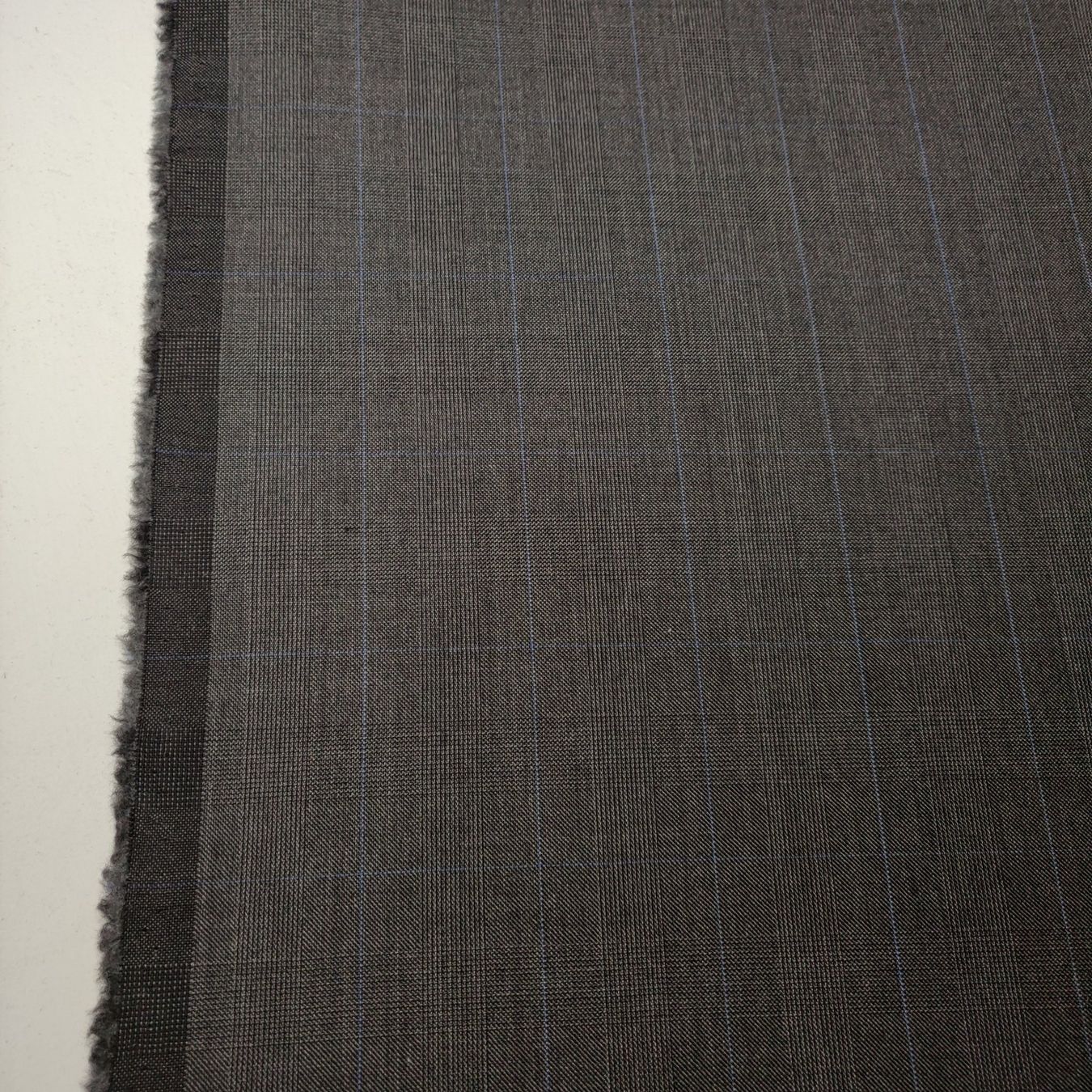 Stoffe: Top Designer  Merino Stoff Elastan 1.57x1.52m grau-lightlblu – Neu (gemäss Beschreibung) aus Lufingen von Voyager7 5