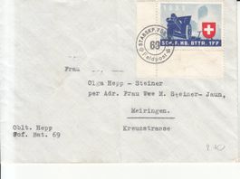 Artillerie Wi 345 auf Brief