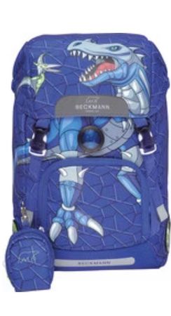 Beckmann Schulrucksack mit Dinosaurier