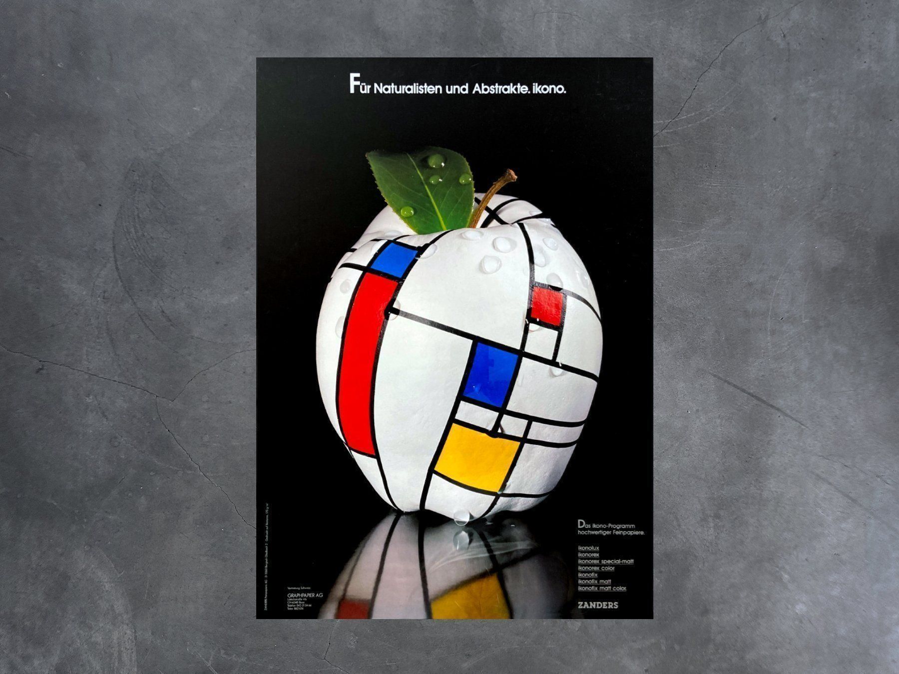Poster & Bilder: Plakat ZANDERS, Serie ikono-Programm – Neu (gemäss Beschreibung) aus Chur von design-of-time