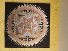 Mandala 70x70cm von Johannes Frischknecht