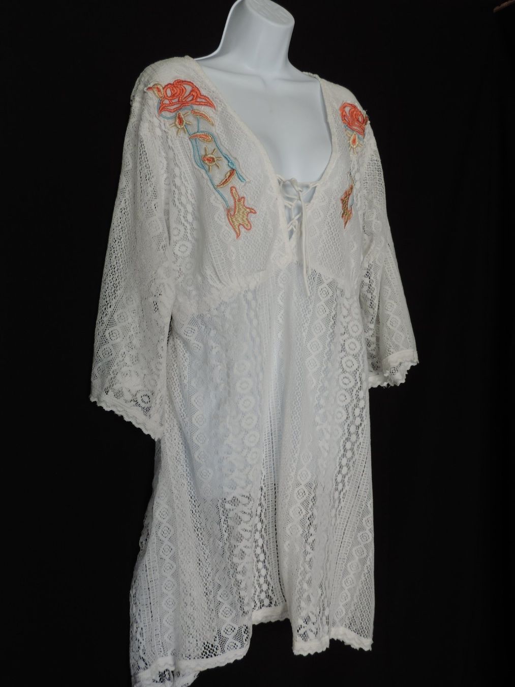 Kleider: robe de plage dentelle blanche – Gebraucht aus Genève von Axelle333 6