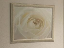 Rosenbild mit Rahmen