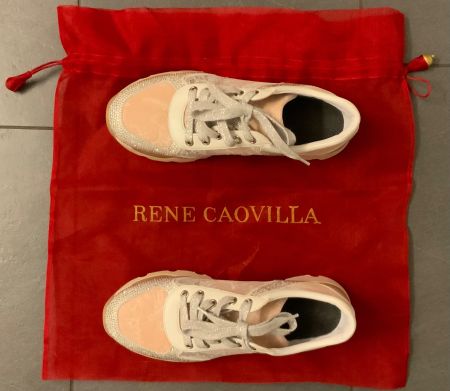 René Caovilla Crystal Embellishments Sneakers,  Turnschuh