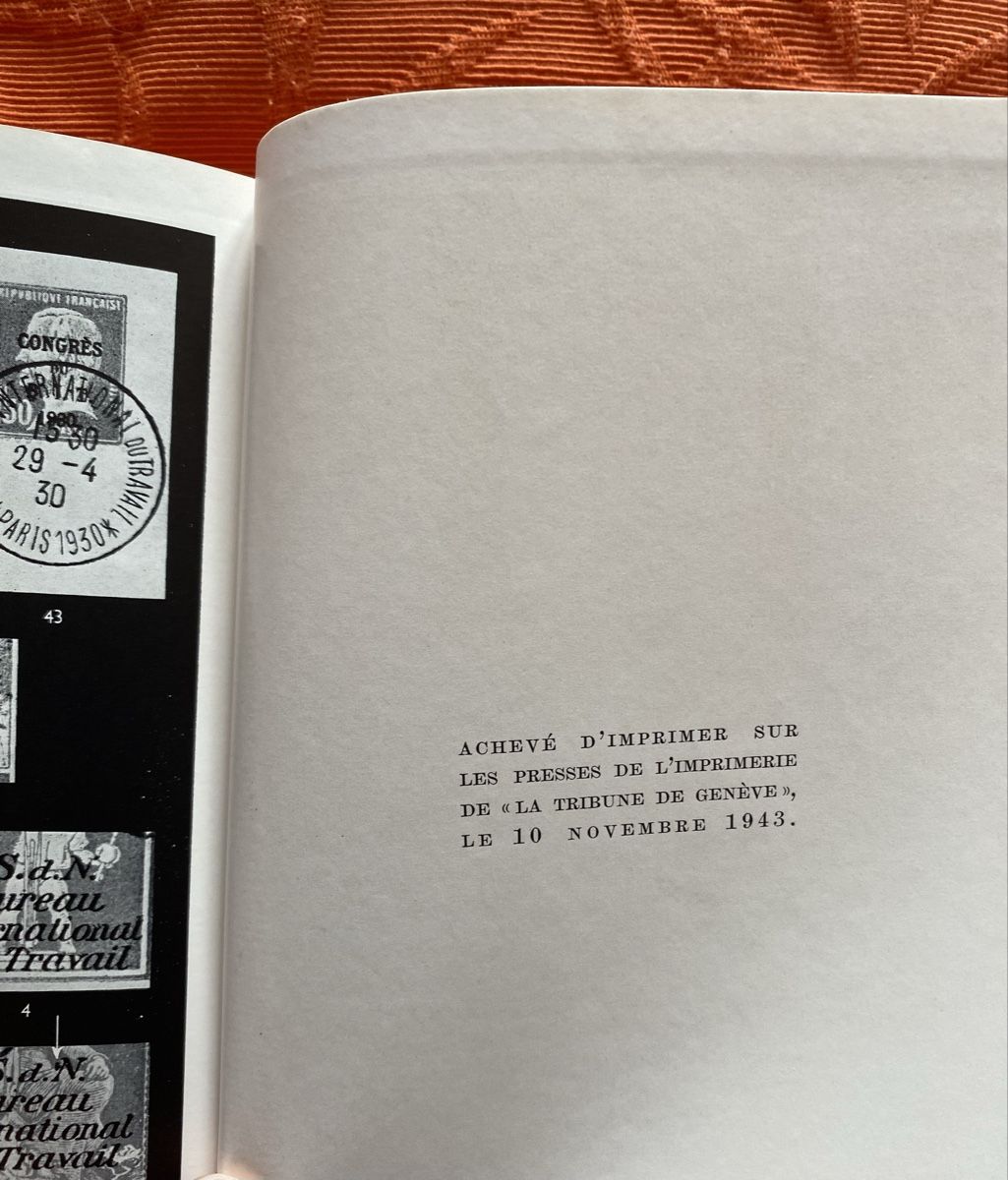 Livres: Les Timbres/S.D.N. et B.I.T./ Charles Misteli 1943 – D'occasion à Utzigen par Lasagne99 5