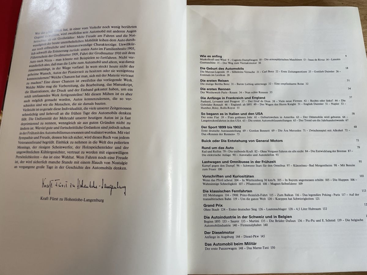 Libri: Geschichte des Automobils 1973 Sonderausgabe – Usato da Winterthur venduto da cheerio97 5