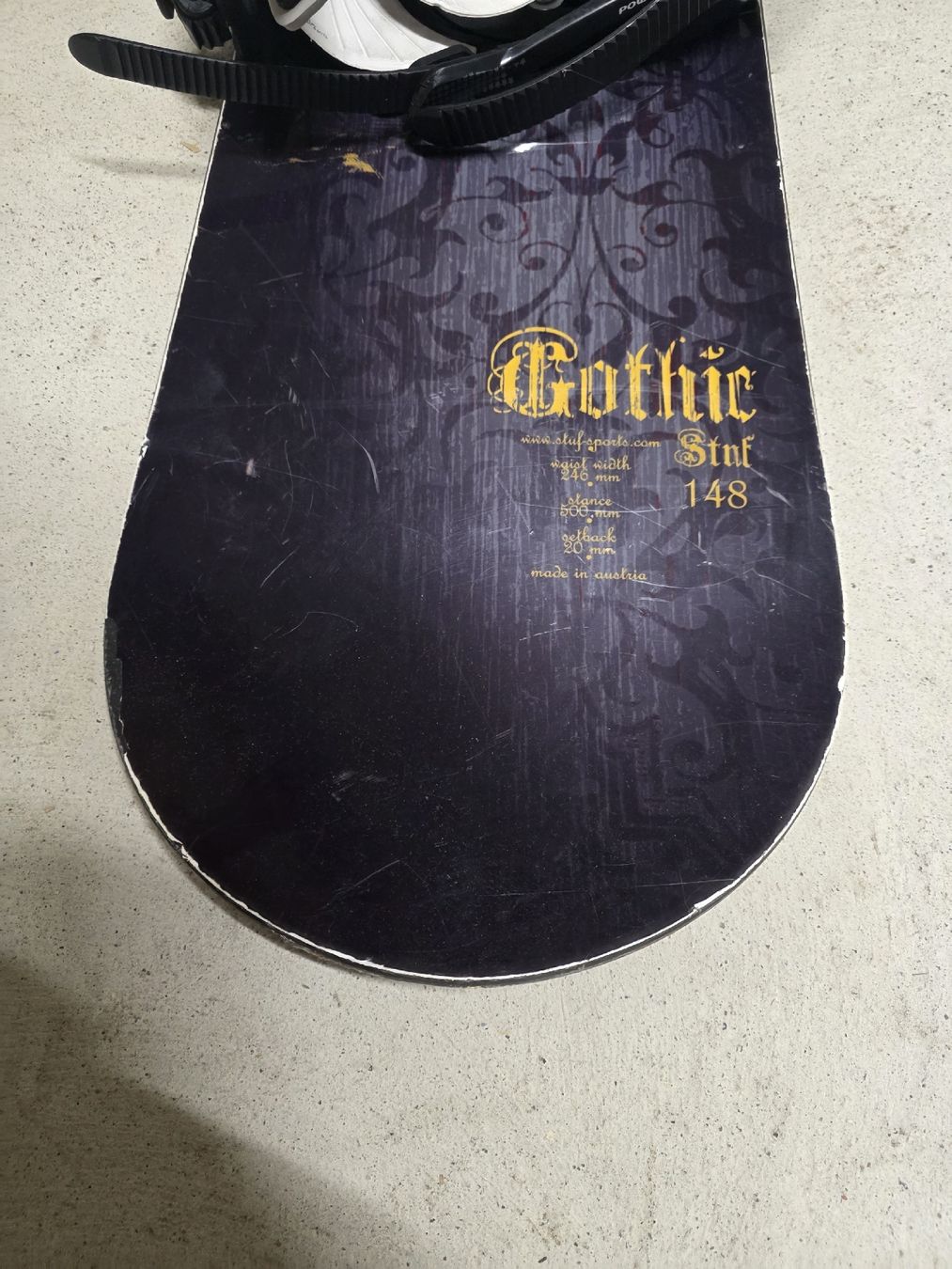 Board: Gothic Snowboard Stnf 148 cm mit Bindung, gebraucht! – Usato da Wil SG venduto da cyr_khg8 2