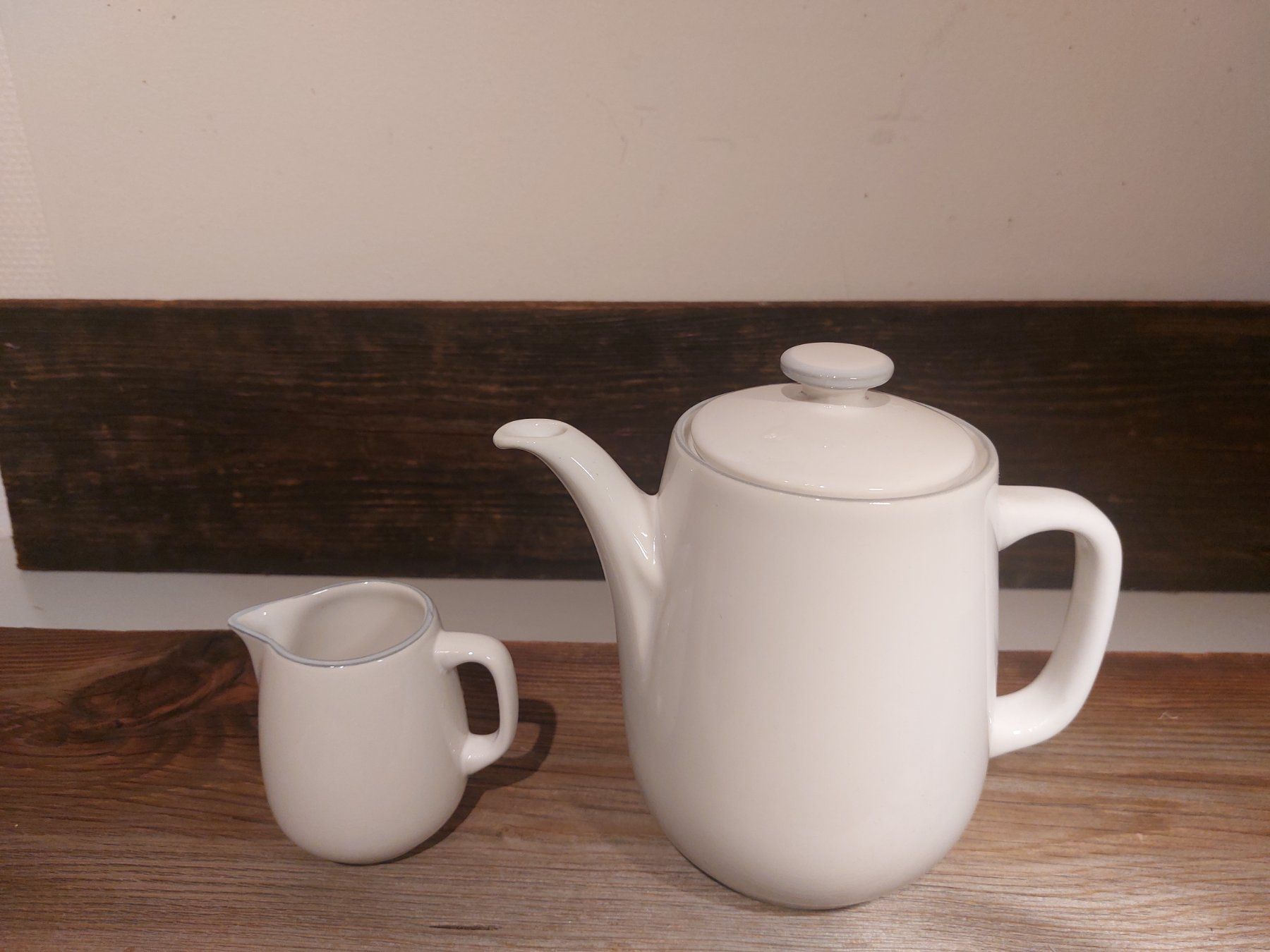 Set di piatti: Kaffeekrug Rössler mit Rahm Krug, Top Zustand – Usato da Heerbrugg venduto da Sonytime