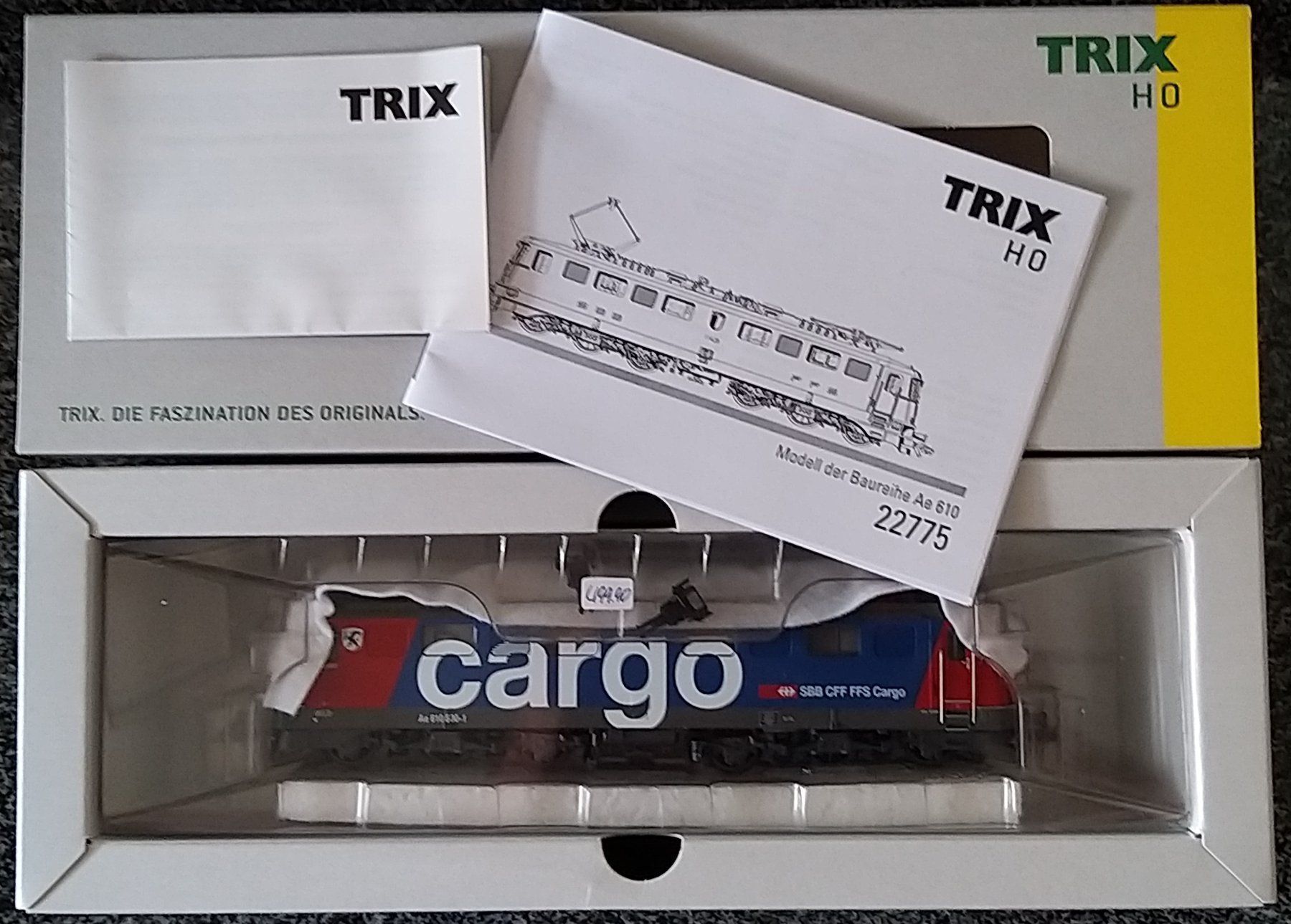 Trix Modellini di ferrovie: Trix 22775 - E-Lok Ae 610 500-1 Landquart SBB cargo – Nuovo (secondo la descrizione) da Rotkreuz venduto da MOBAHN-1zu87 7