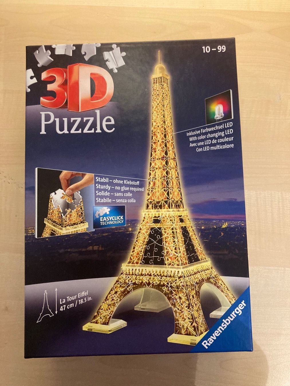 Puzzles: 3 -D Puzzle Eiffelturm – Gebraucht aus Sargans von Pacor