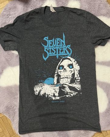 Seven Sisters Metal Shirt S grau heavy metal