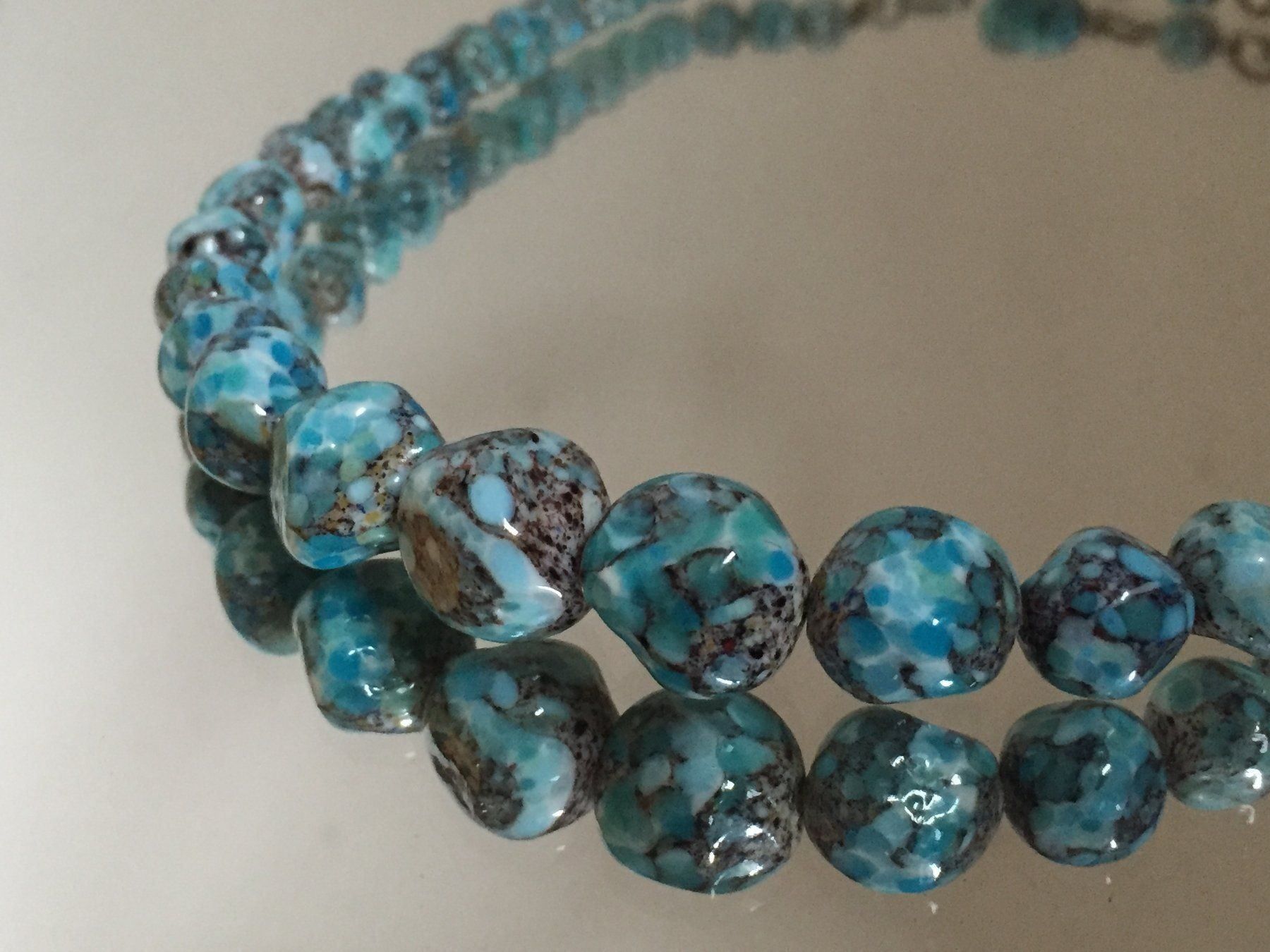 Murano Colliers: Einmalig Muranoglas Kette Collier – D'occasion à Schaffhausen par vintageville 1