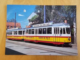 Postkarte VBZ Zürich Motorwagen Be 4/4 4/4 mit Anhänger